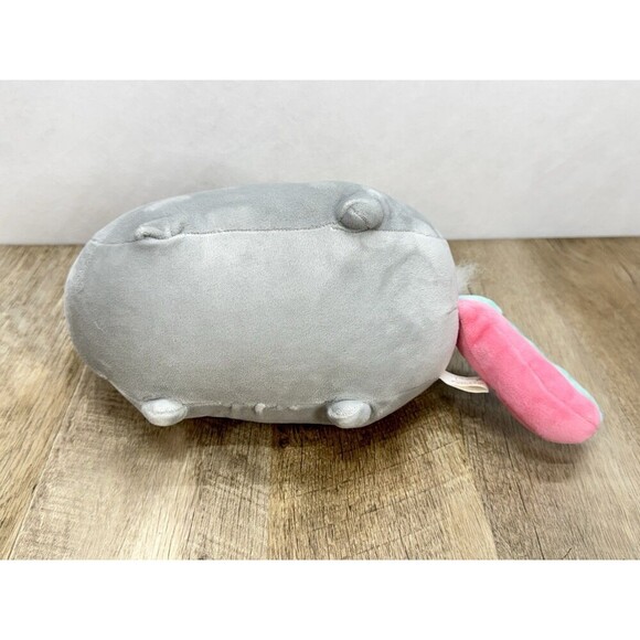 Gund Pusheen the Cat Rainbow PUSHEENICORN Gray Unicorn 12-inch Plush Stuffed - Picture 5 of 8